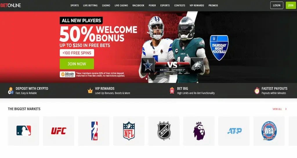BetOnline Massachusetts Sports Betting 2025